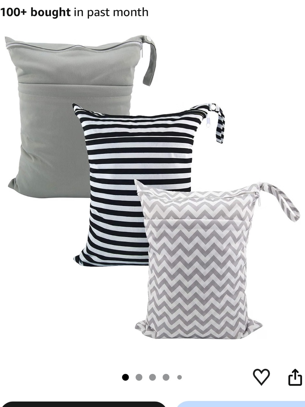 ALVA ALVABABY 3pcs Wet Dry Bags
